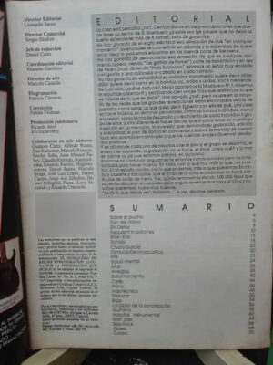 Revista El Musiquero Año 3 Nº 35 - 1988 - Tapa Charly García