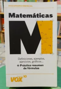 624896-MLA96787340406_112025 Matemática - Diccionario Esencial - Jordi Induráin Pans