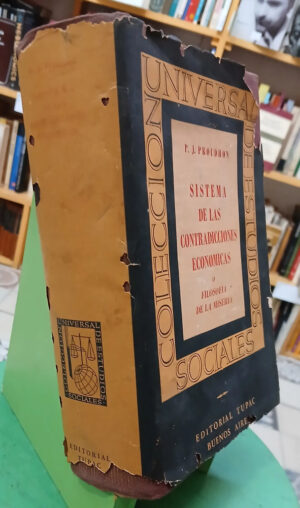 633020-MLA108493586759_032026 Sistema De Las Contradicciones Económicas P.j Proudhon 1945