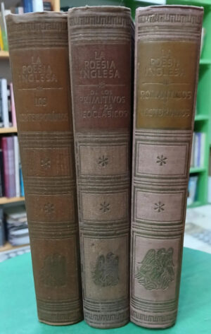 636885-MLA103753521955_012026 La Poesía Inglesa Tomos 1, 2 Y 3 - M. Manent