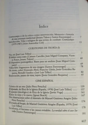 639484-MLA103415708135_012026 Contracampo - Jenaro Talens Y Santos Zunzunegui (eds.)