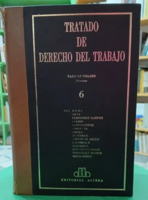 643743-MLA92042287307_092025 Tratado De Derecho Del Trabajo - Tomo 6 - Vazquez Vialard