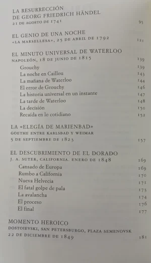 Momentos Estelares De La Humanidad - Stefan Zweig