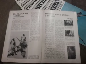 Pack 8 Números Revista Ornitofilia - Ornitología - 1970-1972