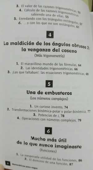 660106-MLA96772718452_112025 Matemáticas Para Vagos El Rincón Del Vago Espasa Calpe 2007