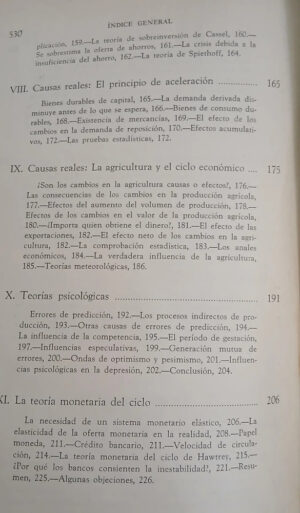 Tratado Sobre Los Ciclos Económicos - J.a. Estey