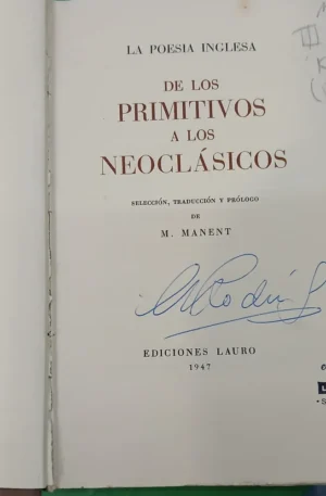 687501-MLA103236584526_012026 La Poesía Inglesa Tomos 1, 2 Y 3 - M. Manent