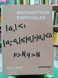 Matemáticas Especiales - Sixto Rios