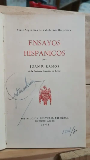 691966-MLA90940295519_082025 Ensayos Hispanicos, Juan Ramos