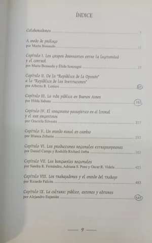 Nueva Historia Argentina T. 4 - Dirección Marta Bonaudo