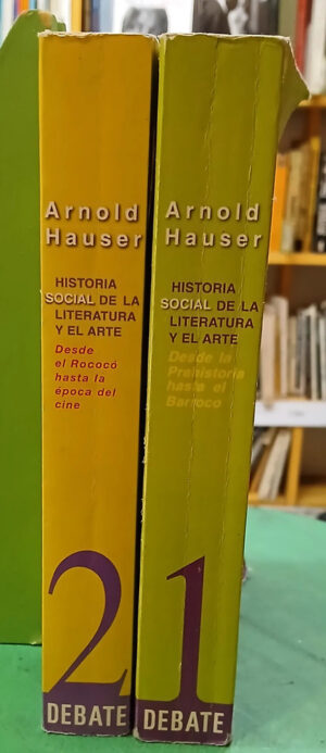 Historia Social De Literatura Y El Arte  V. 1 Y 2 - A Hauser