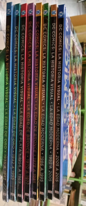717096-MLA98881014895_112025 Dc Comics La Historia Visual Col. Completa 8 Tomos Impecable