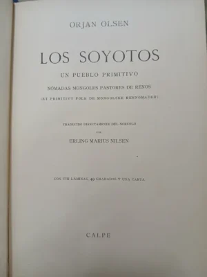 717254-MLA83650437921_042025 Los Soyotos- Un Pueblo Primitivo - Orajan Olsen