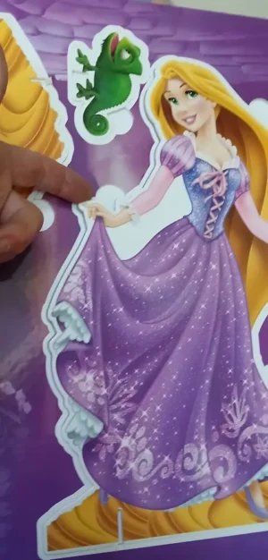 Princesas Disney Con Figura Armable - Rapunzel /ariel/bella