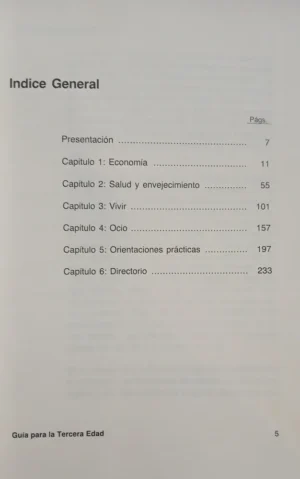 Guia Para La Tercer Edad - Inst. Nac. De Servicios Sociales