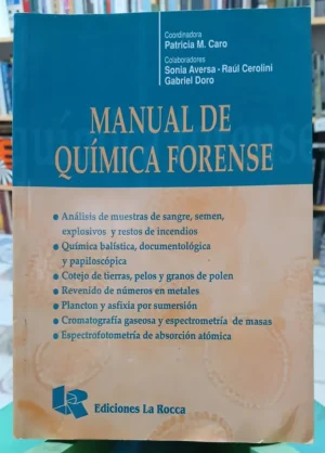726692-MLA90378857104_082025 Manual De Química Forense - Patricia M. Caro