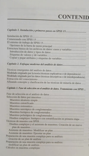 737492-MLA109039158170_032026 Técnicas De Análisis De Datos Con Spss 15 Con Cd César Pérez