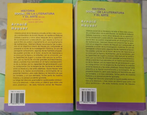 Historia Social De Literatura Y El Arte  V. 1 Y 2 - A Hauser