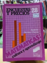 741709-MLA112913438218_072026 Matemáticas: Cultura Y Aprendizaje - Andrés Nortes Checa