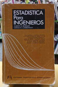 Estadística Para Ingenieros -albert Bowker, Gerald Lieberman