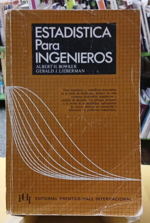 741826-MLA112589889364_062026 Estadística Para Ingenieros -albert Bowker, Gerald Lieberman