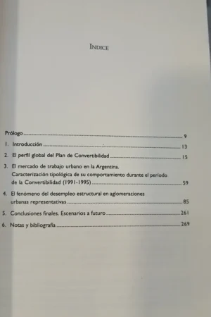 Convertibilidad Y Desocupación En Argentina - Rofman