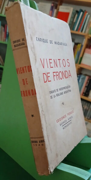 747356-MLA92786963086_092025 Vientos De Fronda Enrique De Madariaga Ediciones Perseo 1946