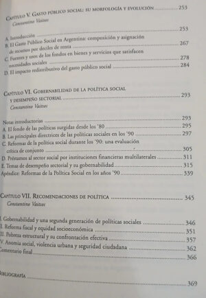 Cohesión Social Y Gobernabilidad Económica En La Argentina