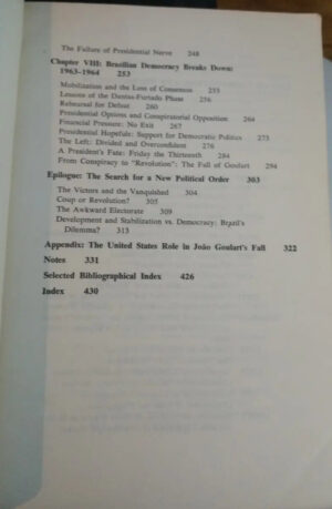 748945-MLA50582075073_072022 Politics In Brazil. 1930-1964 Experiment Democracy. Skidmore