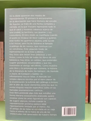 749010-MLA113527520549_062026 El Vértigo De Las Listas - Umberto Eco, Editorial Lumen