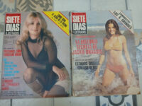 752632-MLA82326455464_022025 2 Revistas Siete Días 1973 Jackie Onassis , Juanita Bullrich