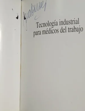 754739-MLA85365918301_052025 Tecnología Industrial Para Médicos Del Trabajo - Quer Brossa