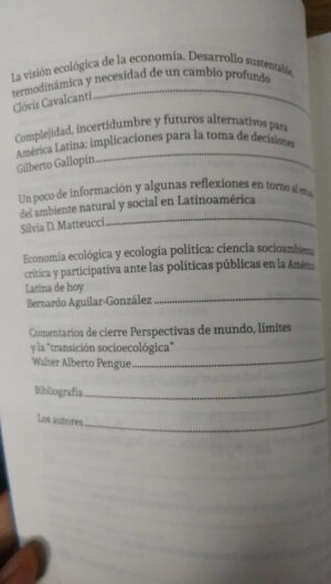 El Pensamiento Ambiental Del Sur - Walter Pengue -compilador
