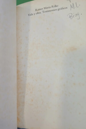760746-MLA105019519164_012026 Rainer Maria Rilke - Vida Obra T Gráficos - Ingeborg Schnack