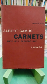 761819-MLA98239296381_112025 Carnets Mayo 1935-febrero 1942 - Albert Camus - Losada, 1963