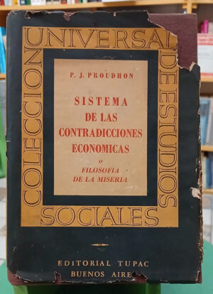 764288-MLA108493764769_032026 Sistema De Las Contradicciones Económicas P.j Proudhon 1945