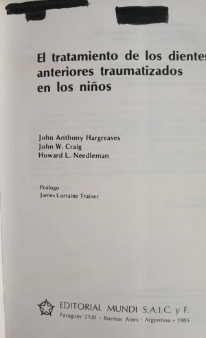764530-MLA91213563855_082025 Tratamiento De Dientes Traumatizados En Niños - Hargreaves