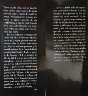 770919-MLA98255081445_112025 Tácico - Anales Ii - (obra Cumbre Historiografía Latina)