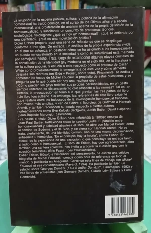 774421-MLA112315319820_062026 Reflexiones Sobre La Cuestión Gay - Didier Eribon