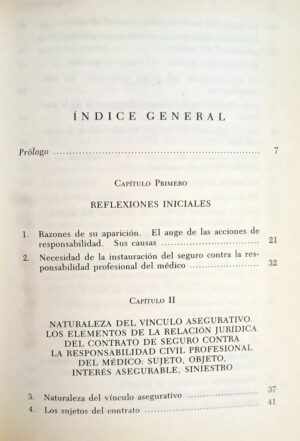 Seguros Y Responsabilidad Civil Del Médico - Trigo, Stiglitz