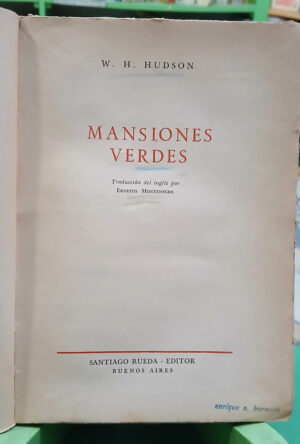 Mansiones Verdes - W. H. Hudson