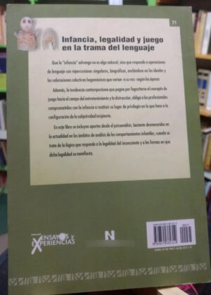 Infancia, Legalidad Y Juego En La Trama Del.. - M Minnicelli