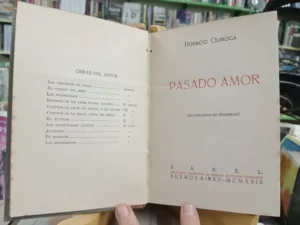 794911-MLA95728951830_102025 Horacio Quiroga, Pasado Amor ,ed.babel, Xilografias, 1929