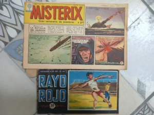 801716-MLA82791448333_022025 Rayo Rojo (1955) + Misterix Gran Semanario De Aventuras 1959