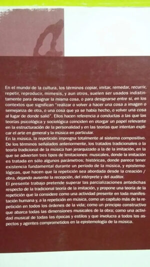 La Repeticion En Musica - Cornu, Adriana