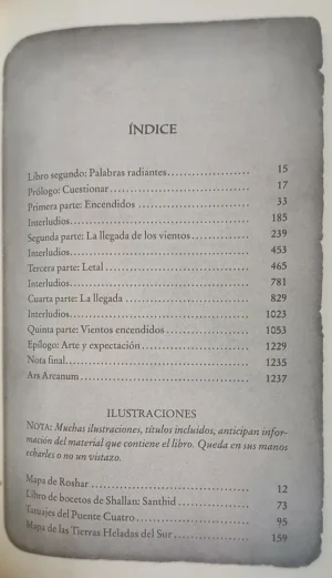 Palabras Radiantes - Saga - Brandon Sanderson