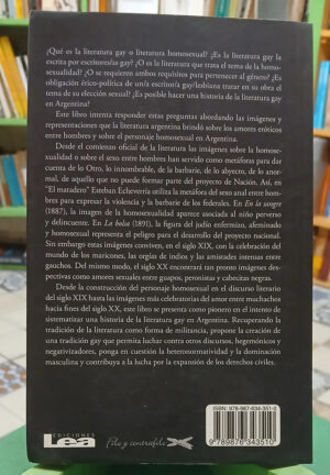 804502-MLA110638323766_052026 Historia De La Literatura Gay En Argentina Adrián Melo - Lea