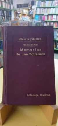 822092-MLA112813418030_072026 Memorias De Una Solterona - René Bazin