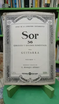 Sor 36 Ejercicios Y Estudios Elementales Para Guitarra Vol 1