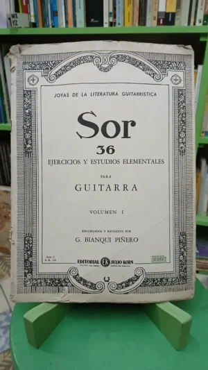 824447-MLA87983638733_072025 Sor 36 Ejercicios Y Estudios Elementales Para Guitarra Vol 1
